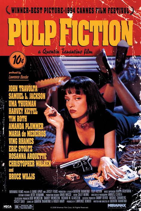 Pulp Fiction Cover Maxi Poster