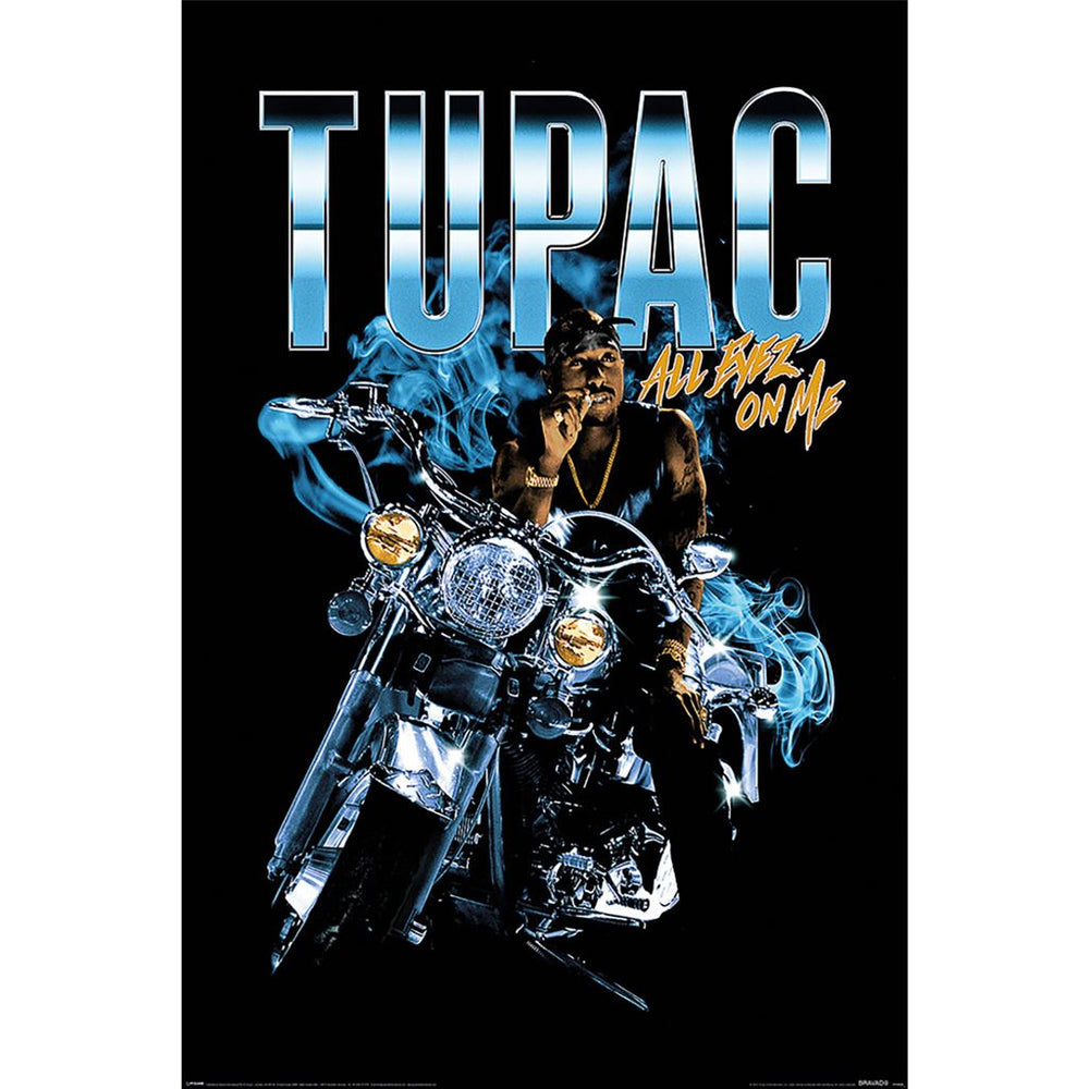 Tupac Bike Maxi Poster