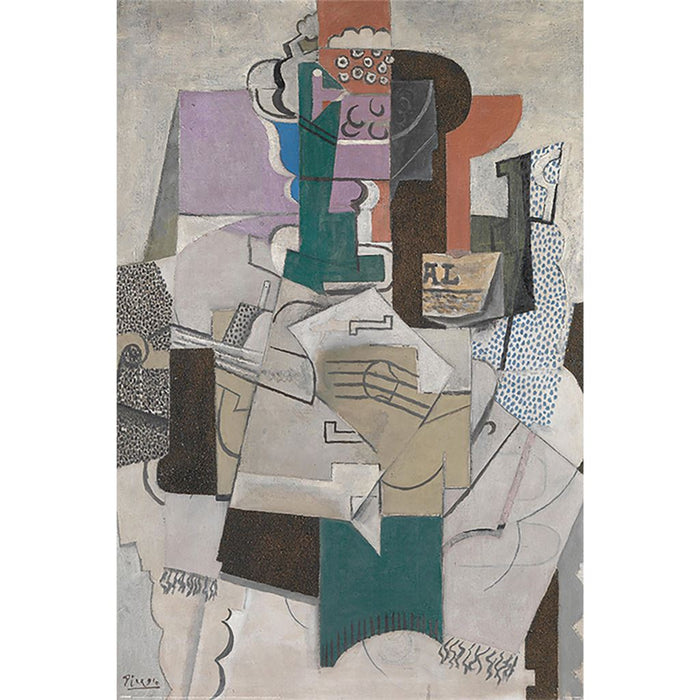Picasso Fruit Dish Bottle And Violin Maxi Poster