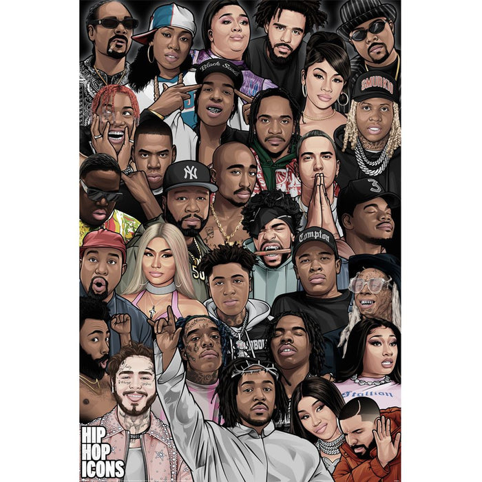 Hip Hop Icons Maxi Poster