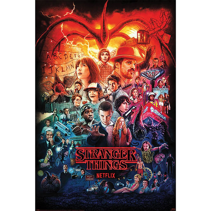 Stranger Things Montage Maxi Poster