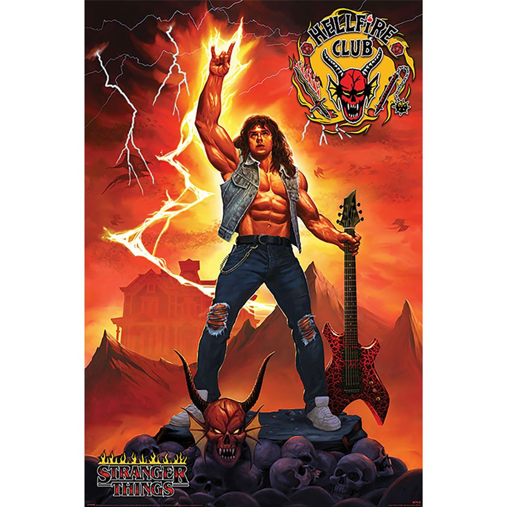 Hellfire Rock God Maxi Poster