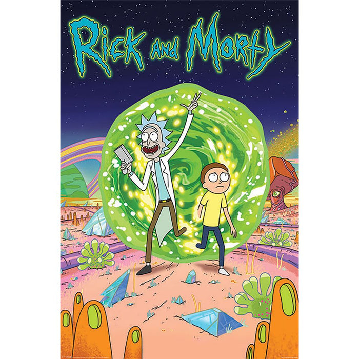 Rick & Morty Portal Maxi Poster