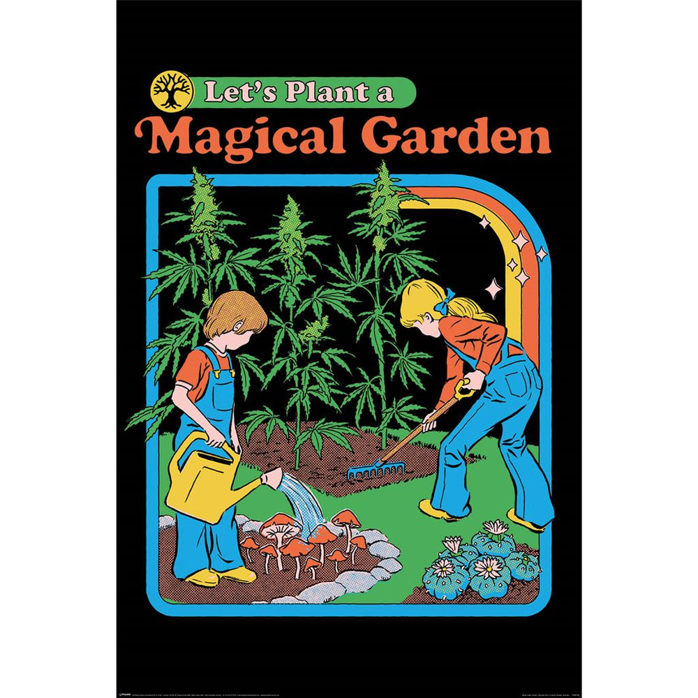 Steven Rhodes Magical Garden Maxi Poster