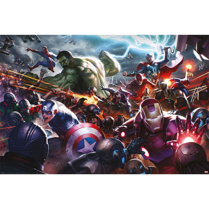 Marvel Heroes Assault Maxi Poster