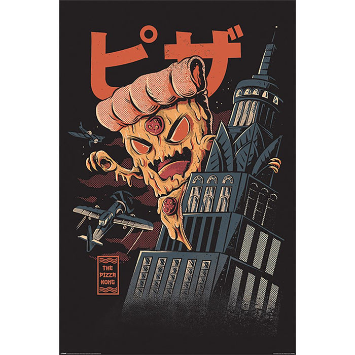Ilustrata Pizza Kong Maxi Poster