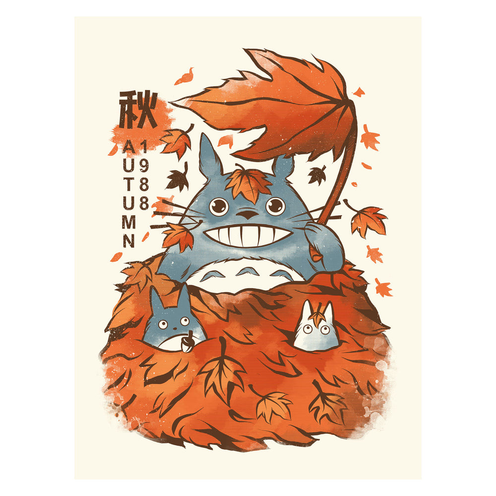 Totoro Autumn 30X40 Poster