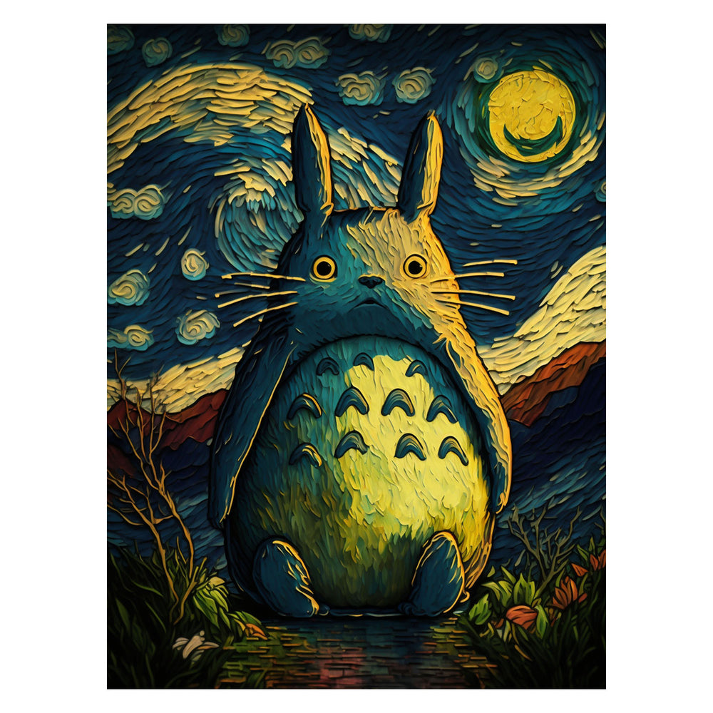 Totoro Night 30X40 Poster