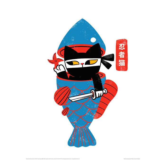 Neko Ninja 30X40 Poster