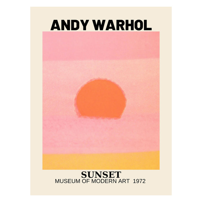 Andy Warhol Sunset 30X40 Poster