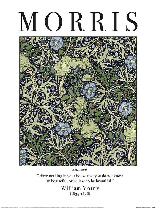 William Morris Seaweed 30X40 Poster