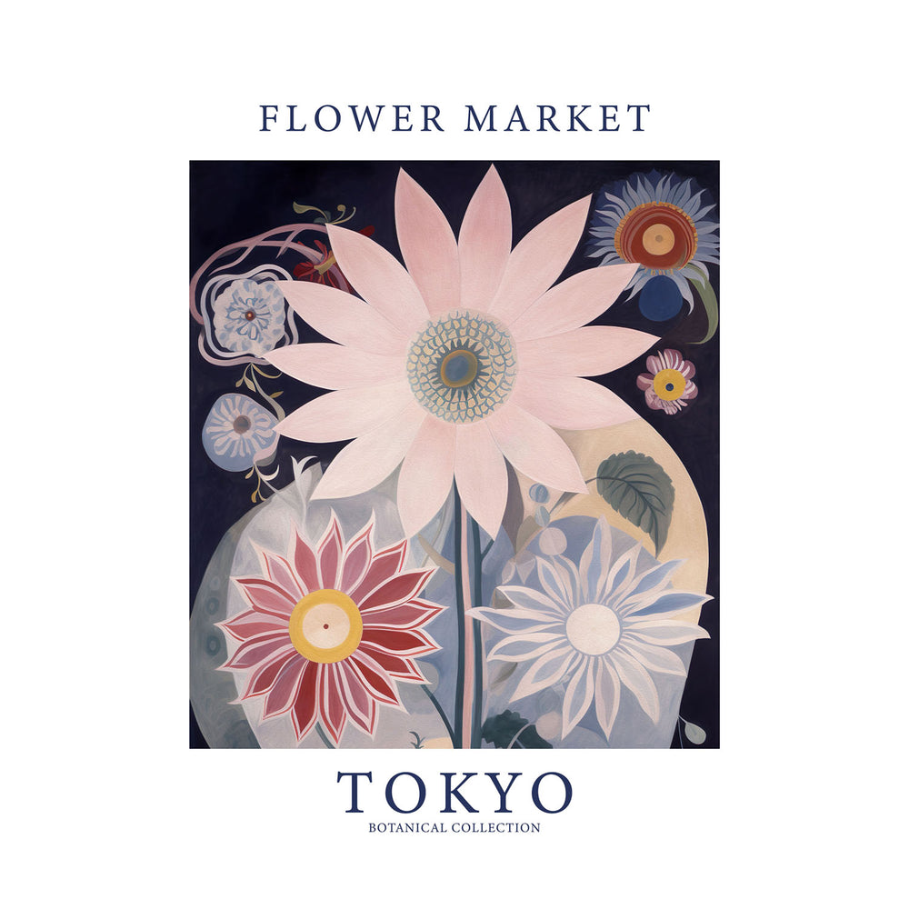 Flower Market Tokyo 30X40 Poster