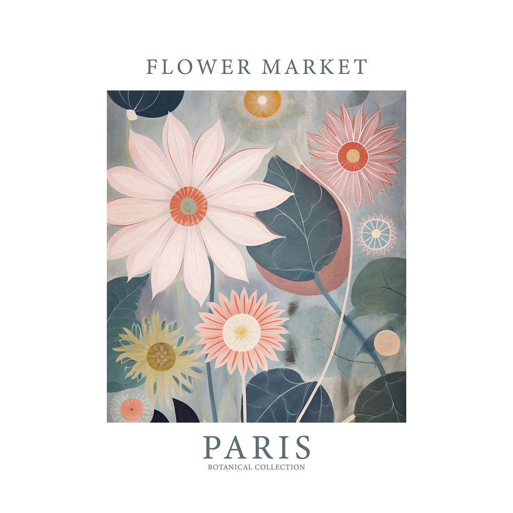 Flower Market Paris 30X40 Poster