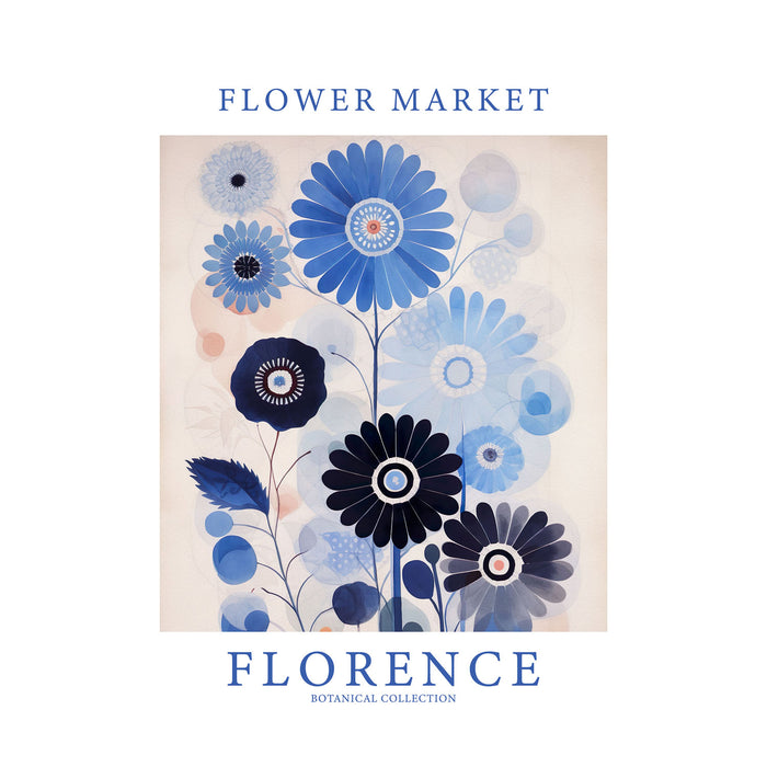 Flower Market Florence 30X40 Poster