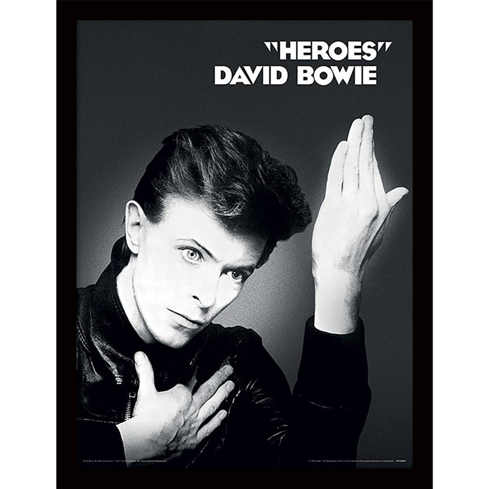 Bowie Heroes 30X40 Poster