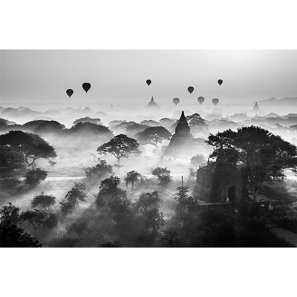 Ballons Over Bagan Maxi Poster