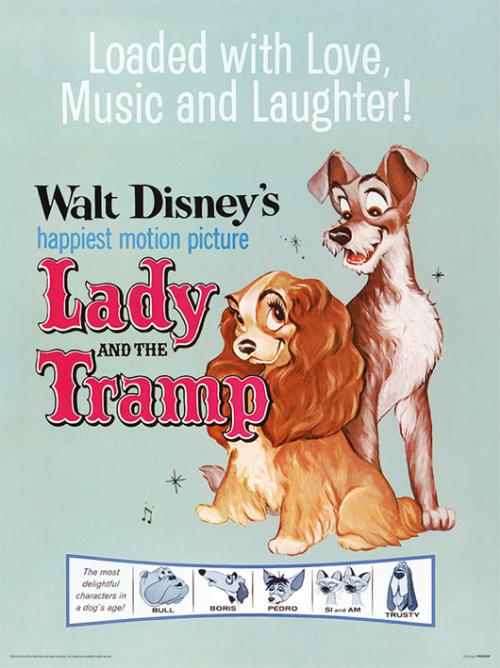 Lady & The Tramp - Love Music And Laughter 30X40 Poster