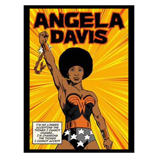 Angela Davis Comic 30X40 Poster