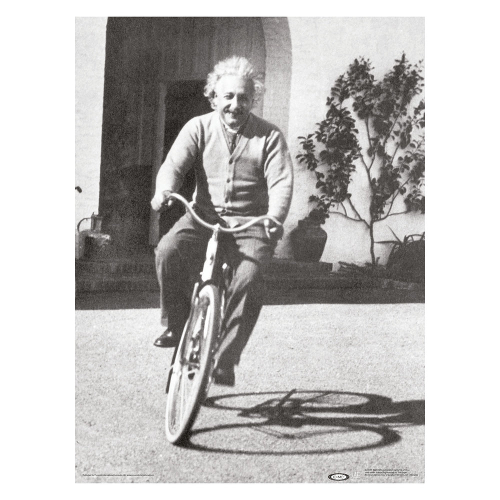 Einstein Bike 30X40 Poster