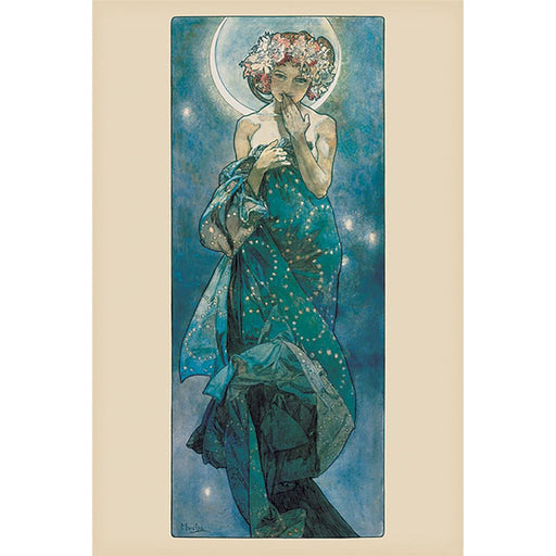 Mucha (Moon) Maxi Poster