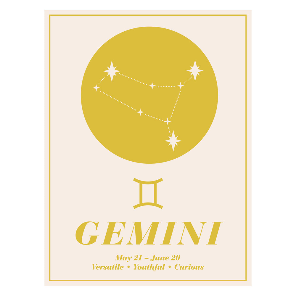 Zodiac - Gemini 30X40 Poster
