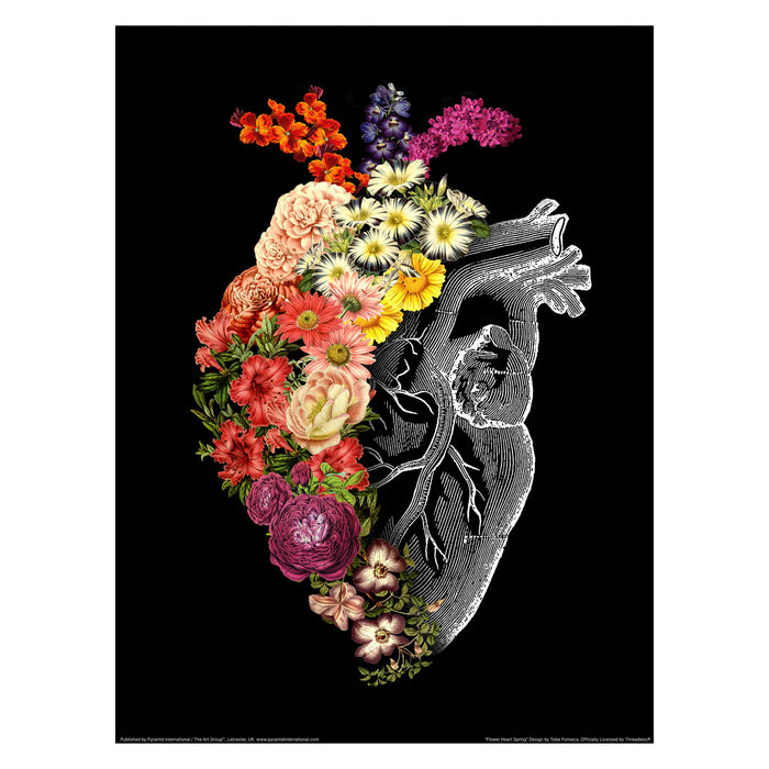 Flower Heart 30X40 Poster