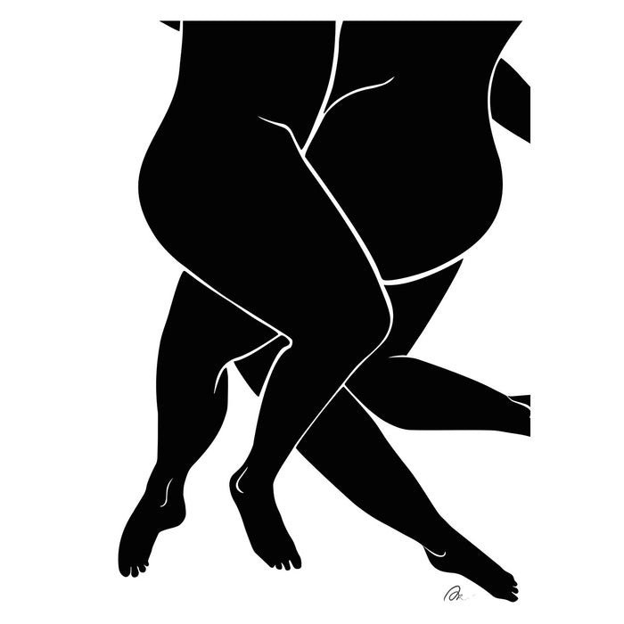 Lovers B&W 30X40 Poster