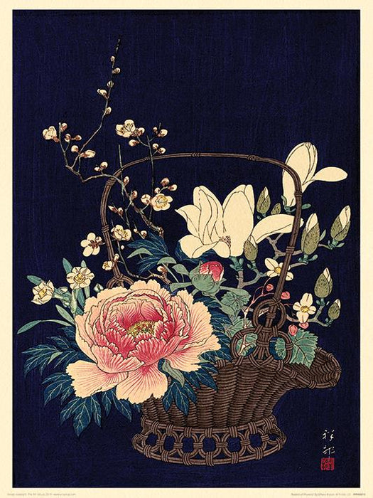 Basket Of Flowers 30X40 Poster