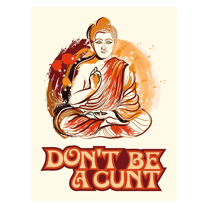 Budda Cunt 30X40 Poster