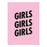 Girls Girls Girls 30X40 Poster