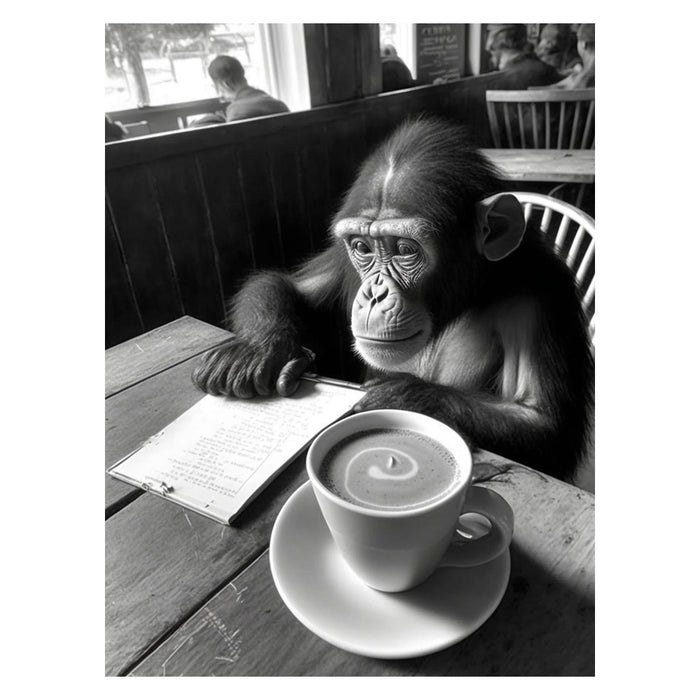 Hipster Chimp 30X40 Poster