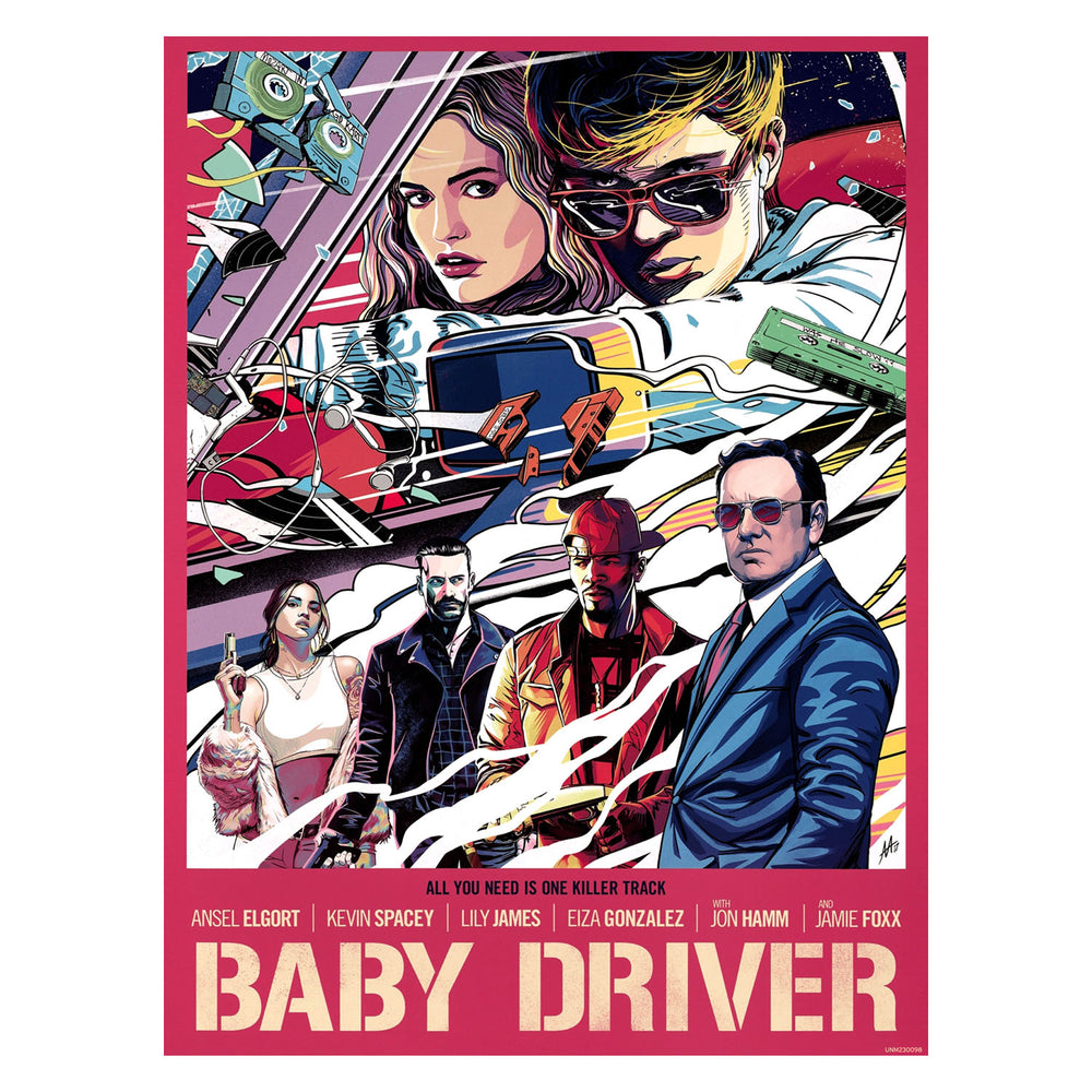 Baby Driver Graphic 30X40 Poster
