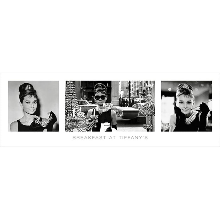 Audrey Hepburn Breakfast At Tiffanys B&W Maxi Poster