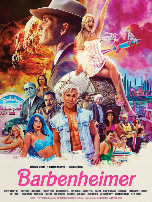 Barbenheimer 30X40 Poster